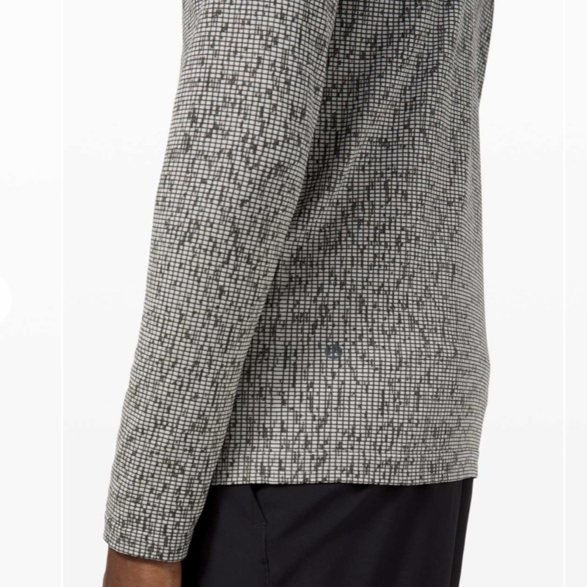 Lululemon Space Code Graphite Grey Vapor Print Me… - image 10