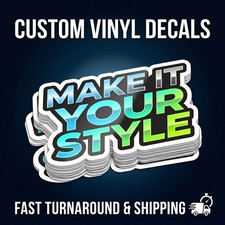 Premium Custom Vinyl Stickers Die Cut Waterproof Durable Gloss Labels Decals