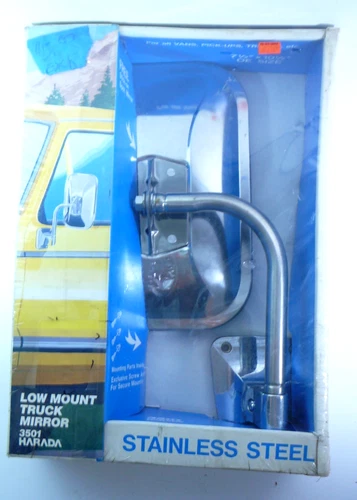 Side mirror replacement Low-Mount Style Truck and Van Mirror-open box [OB]bin
