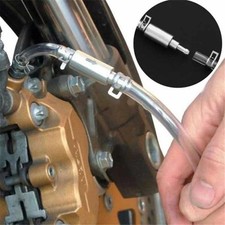 Universal Brake Clutch Bleeder Hose Kit One Way Valve Fluid Bleeding Tool