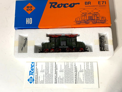 HO Roco 43514 Dr Class BR E 71 - Electric Locomotive  04196A - NOS - Tested