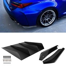 For Lexus Is250 Is300 Is350 F Sport 4fins Rear Diffuser Lip Spoiler Rear Spats