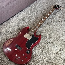 Epiphone EB-3 SG Bass Guitar in Cherry . As Seen . Needs Work