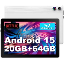 10.1 Inch WIFI Tablet Android 15 HD Tablet Quad-Core  Dual Camera 20GB +64GB