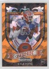 2021 Panini Prizm Draft Picks Crusade Orange Ice Prizm Kyle Pitts #167 0pm3