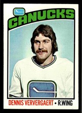 1976-77 Topps Dennis Ververgaert #175 - Vancouver Canucks