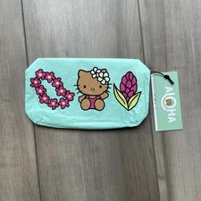 Aloha Collection x Hello Kitty x DFS Exclusive Hibiscus Floral Kitty Mini Pouch