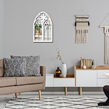 3 Pieces Gothic Wall Mirrors Tiny Mirrors for Bedroom Bathroom Living Room