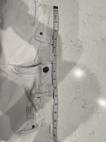 Juicy Couture weiß Skinny Capri abgeschnitten Flut Wathose Jeans Hose 10 Damen - Bild 10 von 14