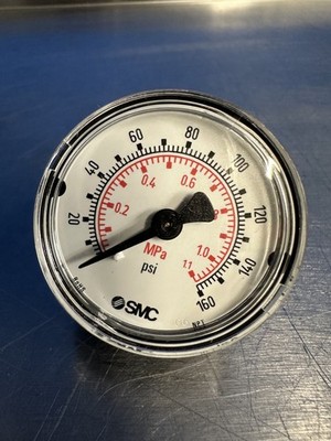 SMC Pressure Gauge 0 1.0 MPa / 0 160 PSI NPT Connection Pneumatic Air System