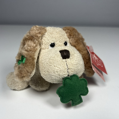 Russ Berrie Luv Pets Donegal Plush Clover Dog 20944 St Patrick's