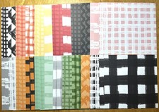 NEW Stampin' Up GINGHAM COTTAGE  DSP - 48 6x6 Sheets