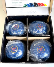 Henselite Tiger Pro Indoor/Outdoor Bowls - Size 4 - Wonderful Condition - BOXED