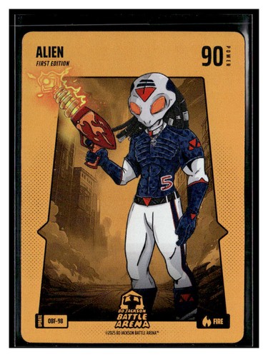 Bo Jackson Battle Arena #OBF-98 Alien CJ Abrams Orange Fire
