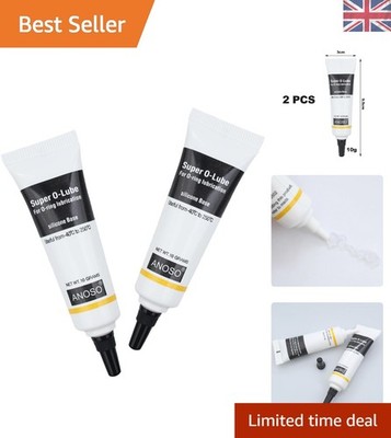 Lebensmittelechtes Silikonfett für Klempner Ventile & O-Ringe - 2 Tuben à 10 g