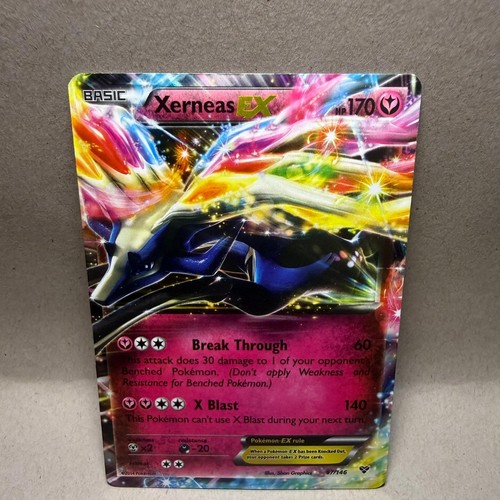 XERNEAS EX 97/146 XY BASE SET HOLO EX RARE MP