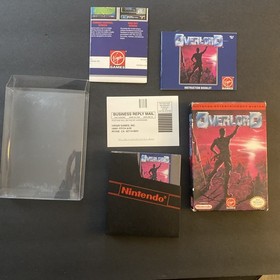 Overlord NES Nintendo Complete CIB Authentic! Good Condition! RARE!