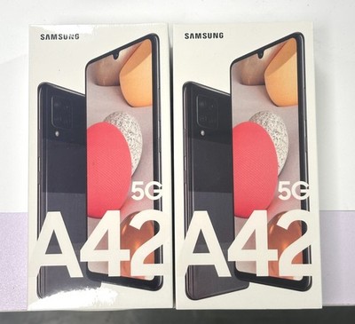 New Samsung Galaxy A42 5G SM-A426U 128GB Unlocked Smartphone - Black