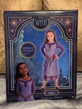 Disney Wish ASHA Halloween Costume Med 8-10 Dress, Belt  Pouch NEW