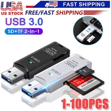 USB3.0 SD Card Reader for PC Micro SD Card to USB Adapter for Camera MemoryC lot