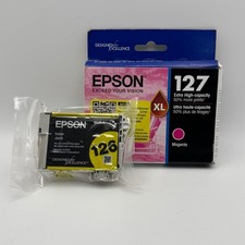 Epson 127 Magenta XL  126 Yellow Ink Cartridges T127320 DURABrite Ultra Ink