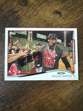 2014 Topps David Ortiz #475 Variation With Reaching Out To Fans
