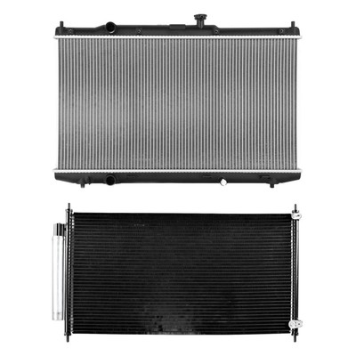 For Honda Accord 2014-2015 iD Select BNDL-453976 Radiator & Condenser Kit