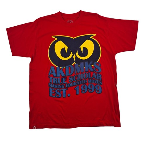 Akademiks Men's T-Shirt Hip Hop Streetwear Graphic Tee Vintage Style 90s Urban - Picture 7 of 15