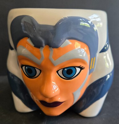 Star Wars Galeria 3D Ahsoka Tano Coffee Tea Mug Cup Handle