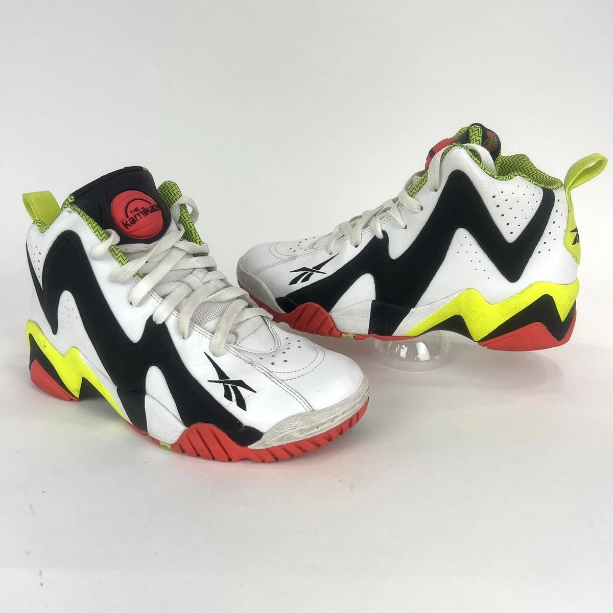 Reebok Pump Twilight Kamikaze II 2 Mens 8 Retro MID Shoes Neon M46317. NICE
