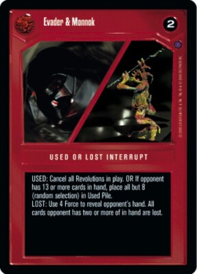 1x  Evader & Monnok - Premium Heavy Play Reflections II - BB (Star Wars - Deciph