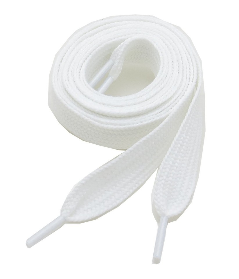Fat Shoelaces Thick Flat 3/4" Wide Shoelaces Solid Color for All Shoe