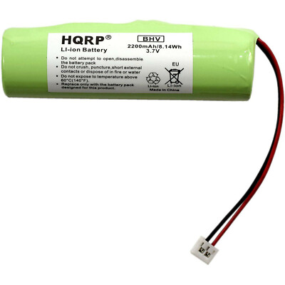 HQRP 2200mAh Li-ion Battery for Wahl Cordless Clippers, 93837-001 Replacement