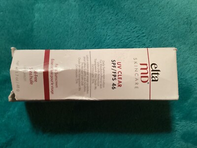 elta md skincare uv clear spf 46 daily suncreen lotion 1.7 oz  exp 27/4