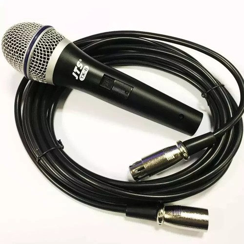 JTS TX-8 Dynamisches Gesangsmikrofon Hand Ein/Aus DJ Karaoke inkl. 4 m XLR-Kabel - Bild 1 von 3