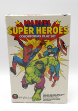 Marvel Super Heroes Colorforms Adventure Play Set High Grade Factory Sealed 1983