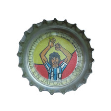 Rare 1982 DIEGO MARADONA &lsquo;Coca Cola&rsquo; Advertising World Cup Spain Crown Cap #22