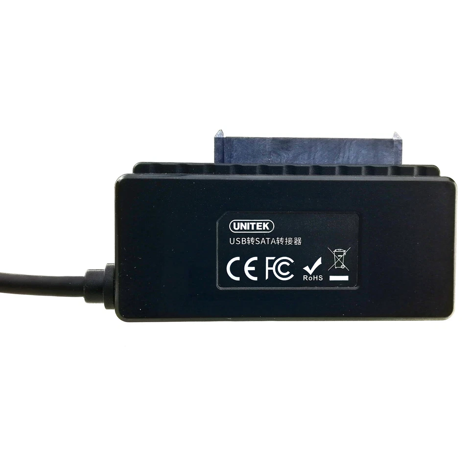 SATA to USB 3.0 Adapter 3.5" 2.5" SSD HDD Hard Drive External Cable DC 12V Port - Image 3 of 4