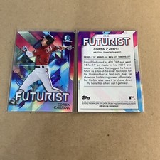2021 Bowman Chrome Corbin Carroll Futurist Insert #FUT-CC Diamondbacks A-49