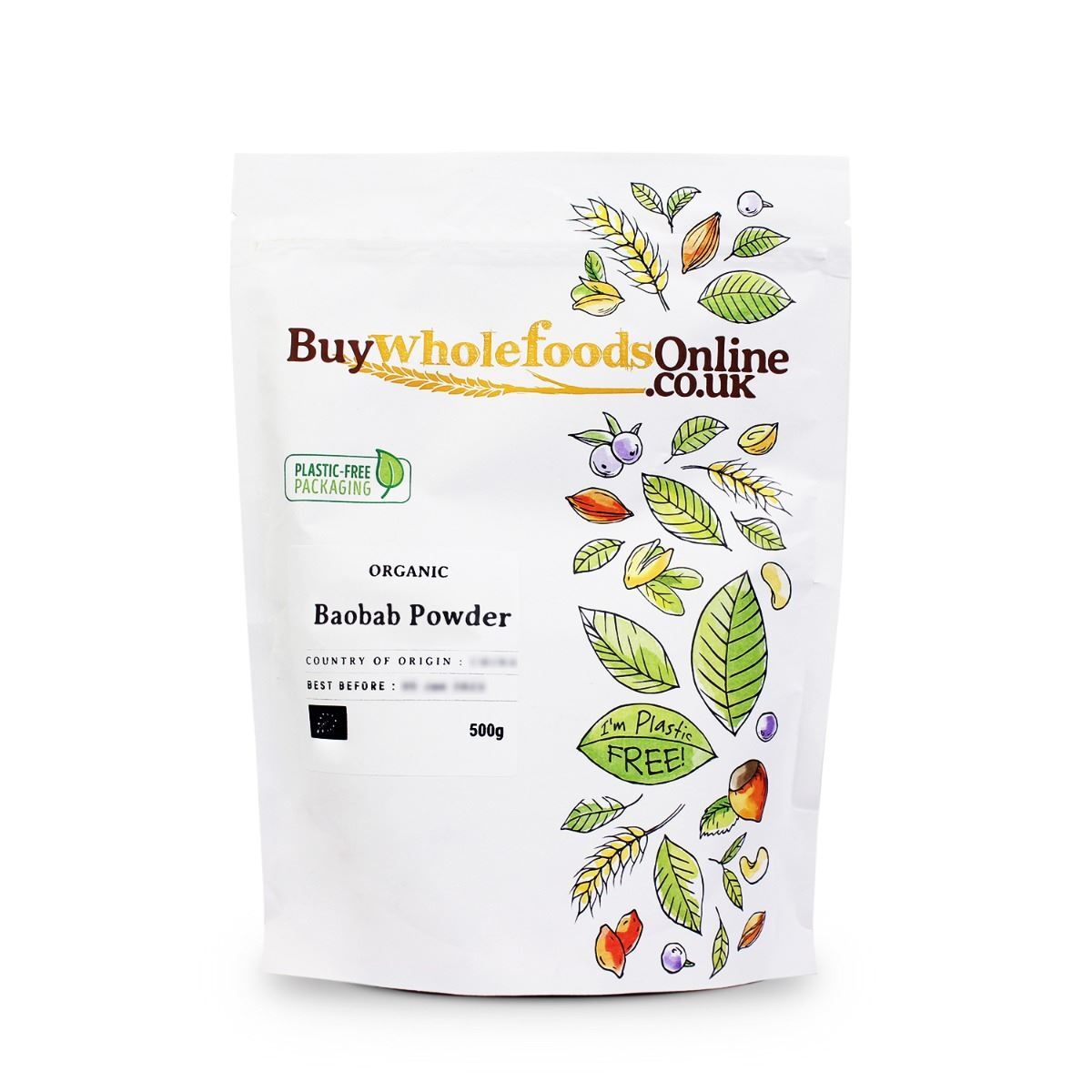 Organic Baobab Powder 500g | BWFO | Free UK Mainland P&P