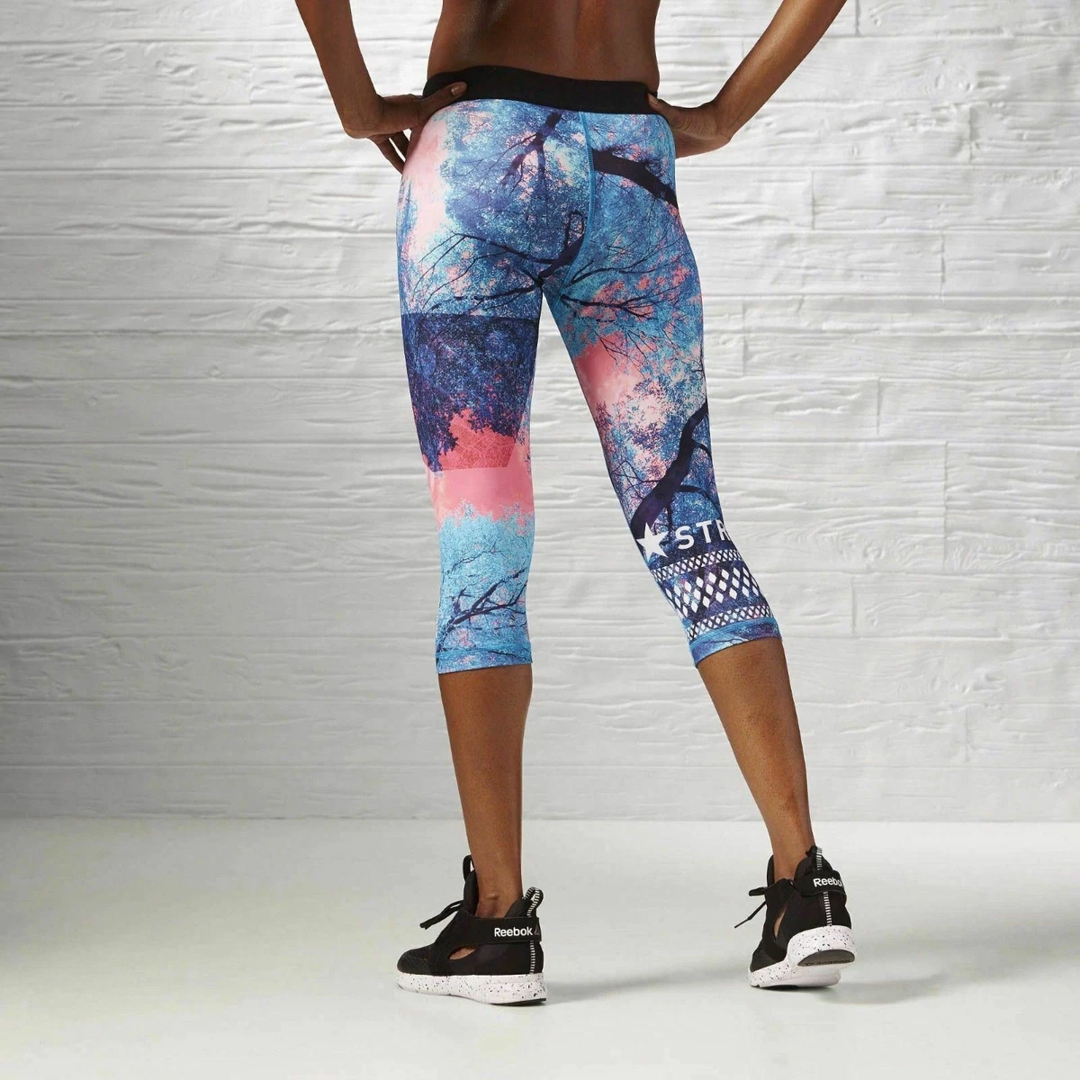 Seraph alkohol Mordrin AY4483] Womens Reebok One Series Crossfit Tree Capri | eBay