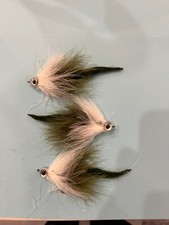 (Qty 3) Dragontail fly size 2/0 trout bass snook striped red flounder snook