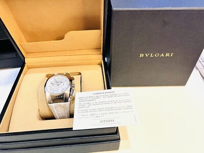 Bvlgari Ergon Chronograph Automatic W/ White MOP Diamond
