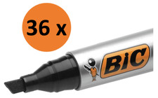 BIC Permanent Marker Pen 2300 (THICK) BLACK CHISEL TIP