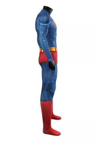 Superman Legacy Clark Kent Cosplay Jumpsuit Costume Bodysuit 3D Zentai Halloween - Picture 8 of 21