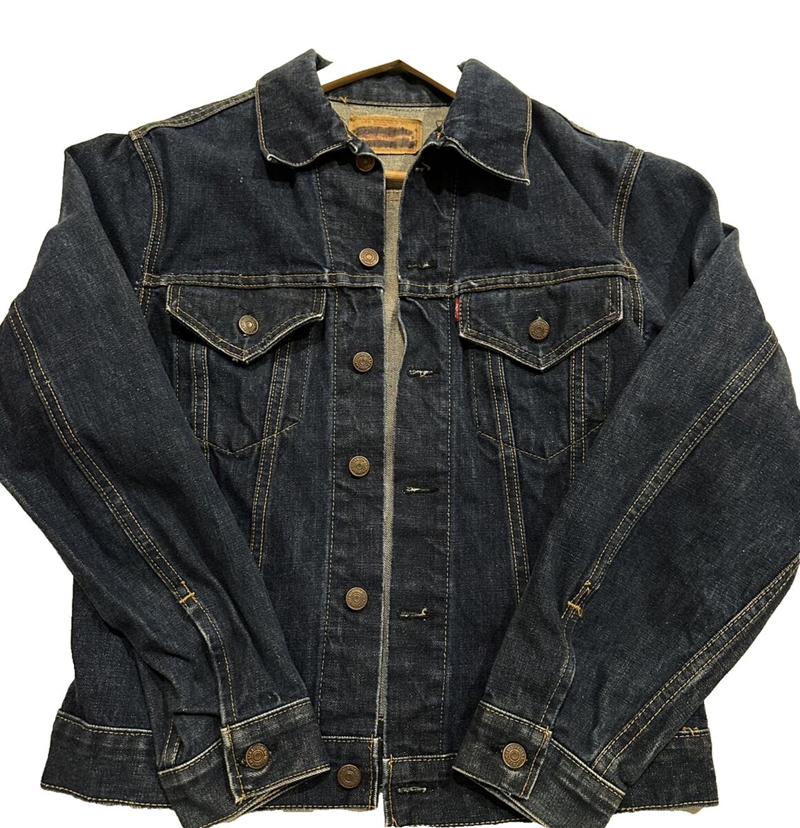 BIG E Vintage 60s Levis Denim Trucker Jacket Type 3 521 BIG E Vintage 60s Levis Denim Trucker Jacket Type 3 521