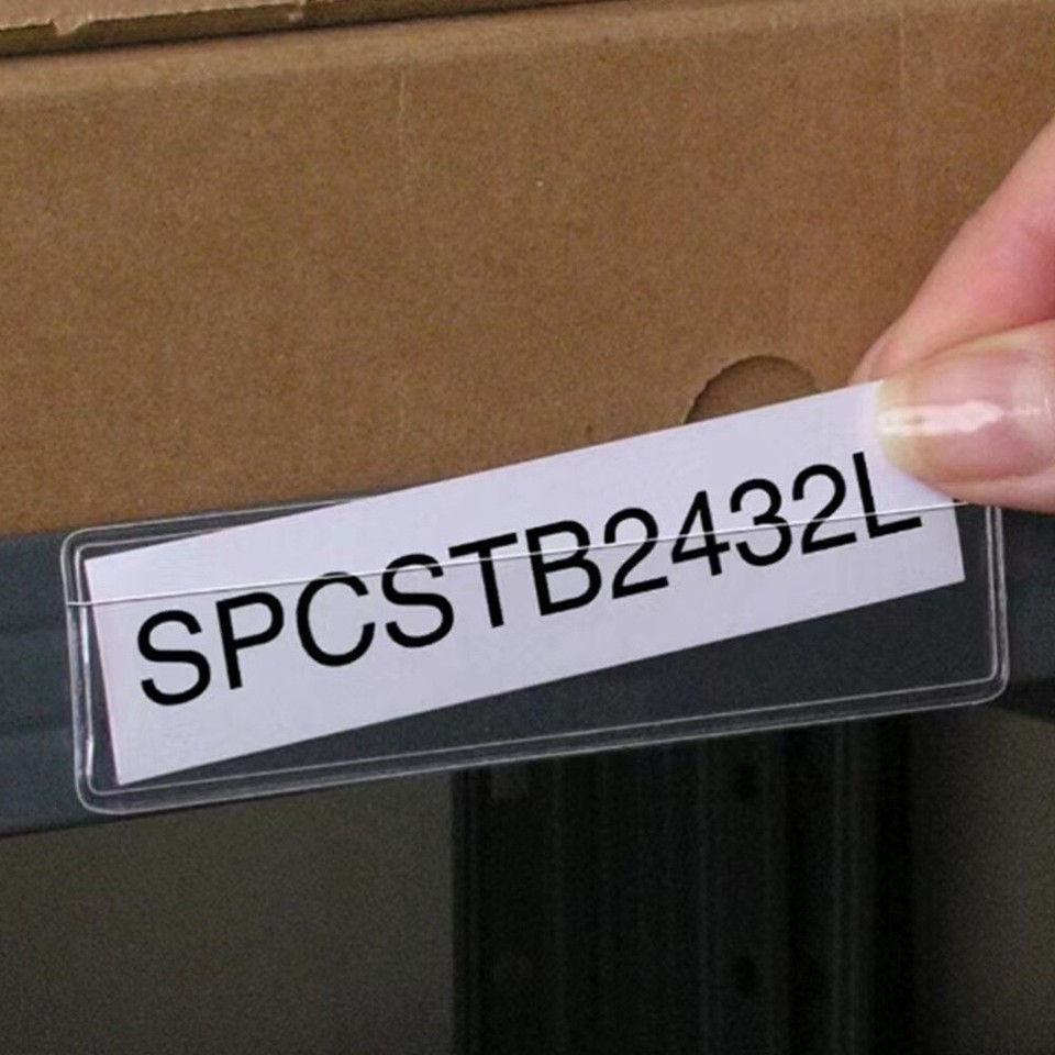 4 Sheets Adhesive Index Card Pockets Delivery Adhesive Cards Covers