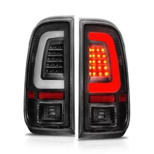 Fit 2008-2016 Ford F250 F350 F450 SD SuperDuty LED Tube Black Tail Lights Lamps