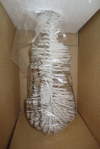 Valerie Parr Hill Bottlebrush Glitter White Tree - Pre Lit, White & Multi Color - Picture 6 of 11
