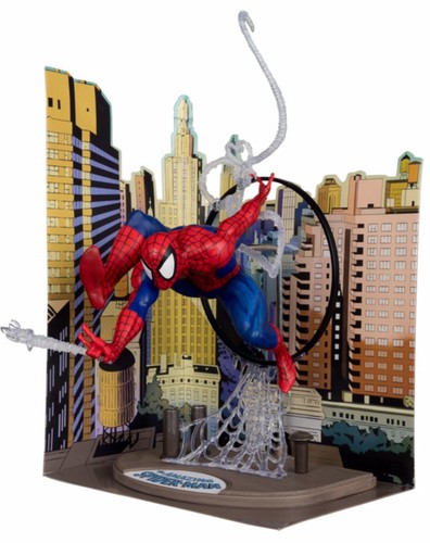McFarlane Toys Marvel Spider-Man 1:6th Scale Posed Figure w/Scene & Comic NEW🔥 - Picture 7 of 7